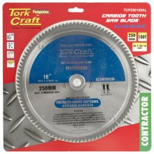 Tork Craft Blade Contractor Alum 250 X 100t 30/1/20/16 Circular Saw Tct
