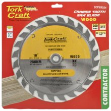 Tork Craft Blade Contractor 250 X 24t 30/16 Circular Saw Tct