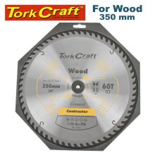 Tork Craft Blade Contractor 350 X 60t 30 Circular Saw Tct