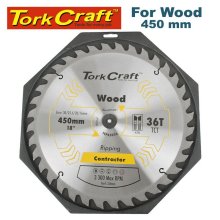 Tork Craft Blade Contractor 450 X 36t 30/1 Circular Saw Tct