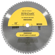 Tork Craft Tct Saw Blade Rip & Cross 600x72t 40/30/25.4/20/16