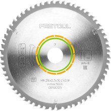 FESTOOL Fine Tooth Saw Blade 216X2,3X30 W60 500125 FESTOOL Fine Tooth Saw Blade 216X2,3X30 W60 500125