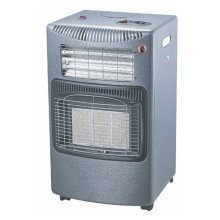 Goldair 3 Panel Gas / Electric Heater - Silver