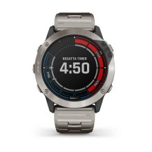 Garmin quatix® 6X Solar Titanium w/Ti Band