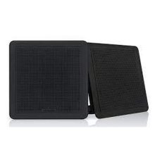 Fusion 7.7" 200 Watt Flush Mount Marine Speakers, Square - Black (FM-F77SB)