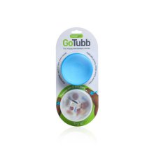 GoTubb 2 Pack Large Clear/Blue