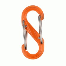 Nite Ize S-Biner Plastic Double Gated Carabiner #2 - Orange (SBP2-03-19T)