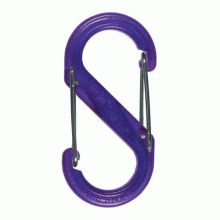 Nite Ize S-Biner Plastic Double Gated Carabiner #2 - Purple (SBP2-03-23T)