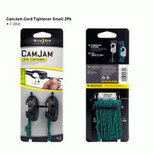 Nite Ize Camjam Sml Cord Tightener - 2 Pack W/12 Ft Of Reflective Cord (NCJS-M1-2R3)