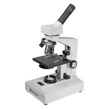 Barska AY11238 Monocular Compound Microscope, 40x, 100x, 400x, W/Light
