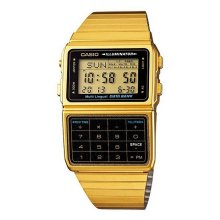 Casio Retro Databank Gold Digital Watch