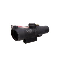 TRIJICON - 2x20 Compact ACOG Scope, Dual Illuminated Red 6.9 MOA Dot Reticle w/ M16 Carry Handle