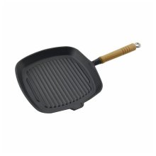 Totai 25cm Cast Iron Griddle Pan (Ribbed)