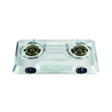 Totai 2 Burner Gas Stove Aut.Ignition Stainless Steel